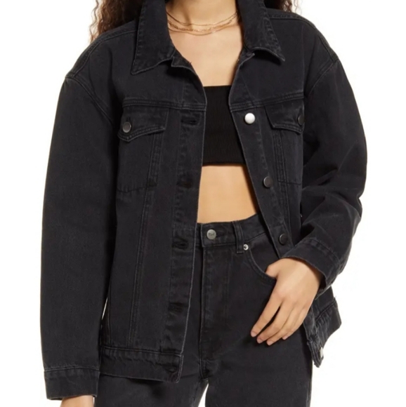 NWT Cristina Martinez Oversize Denim Jacket - Picture 14 of 15